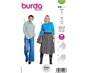 Patron Burda 5680 - Pull et t-shirt