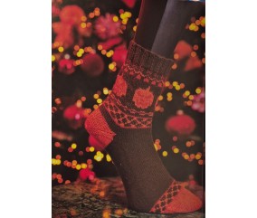 Livre Chaussettes de Noël tricot & crochet Mr. Cey - chaussettes motif boules de Noël