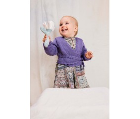 Catalogue Lang Yarns Punto 99 Baby Merino - Cache-cœur Ivory