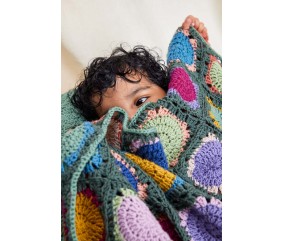 Catalogue Lang Yarns Punto 99 Baby Merino - Plaid Kitty au crochet