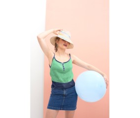 Patron Débardeur petites bretelles Lily Bergère de France, autre coloris