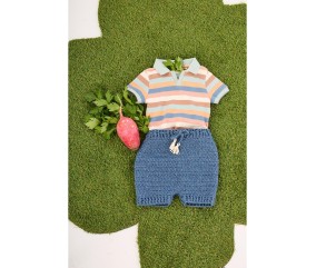 Patron crochet gratuit Short au crochet Edouard