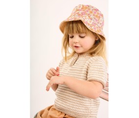 Patron tricot gratuit Pull rayé manches courtes Cyril