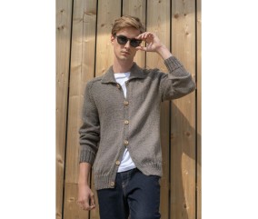 Patron gratuit Gilet fin manches marteau homme Iannis