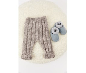 Patron tricot gratuit Pantalon revers Brice