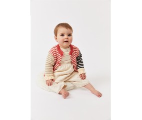 Patron tricot Gilet rayé Iris - Bergère de France