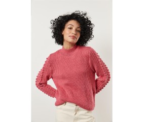 Patron tricot gratuit Pull manches fantaisie Ivy
