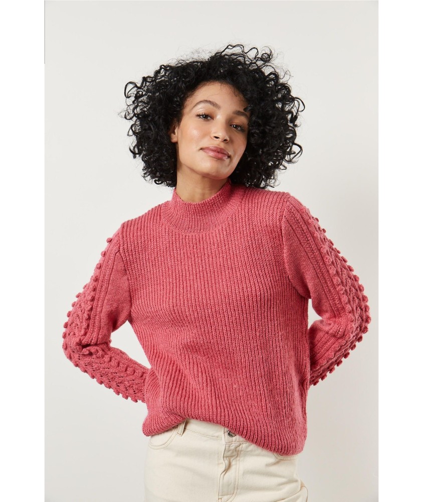 Patron tricot gratuit Pull manches fantaisie Ivy