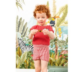 E-MODELE FILLE - SHORT POCHE ARRIÈRE CALYPSO - BERGÈRE DE FRANCE