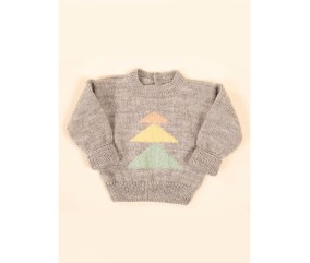 E-MODELE BÉBÉ - PULL JACQUARD SAPIN BETH - BERGÈRE DE FRANCE