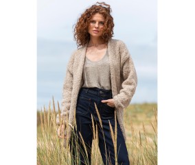 E-MODELE FEMME - VESTE COL V JERSEY TABATA - BERGÈRE DE FRANCE