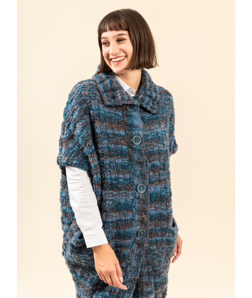 Patron tricot gratuit Veste sans manches Margot