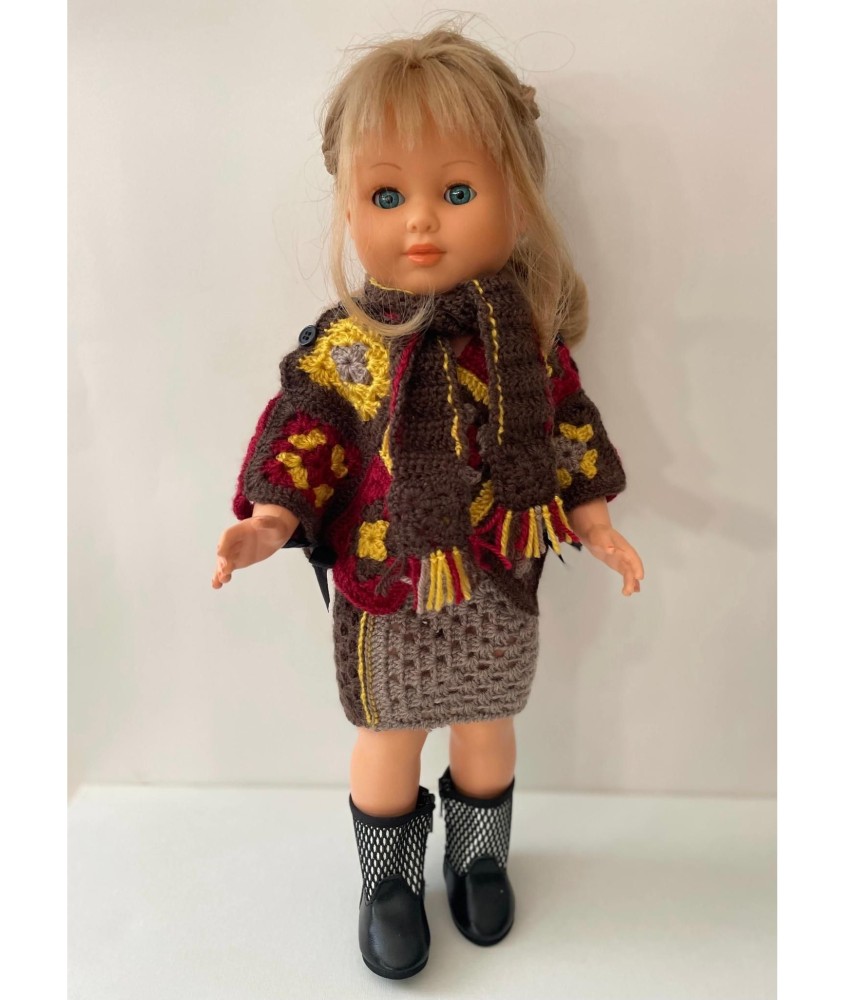 Patron gratuit Tenue Marie Françoise au crochet
