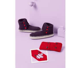 Patron tricot Les chaussons Idriss - Bergère de France