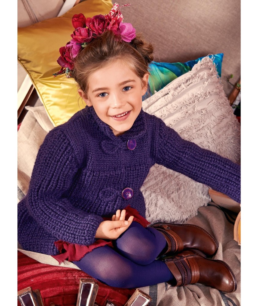 Patron tricot Manteau Anais - Bergère de France