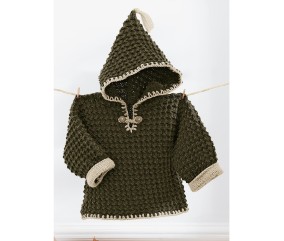 Patron crochet gratuit Sweat à capuche Soline