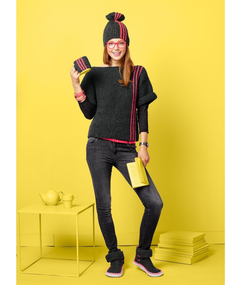 Patron tricot gratuit Le pull manches courtes Alexane