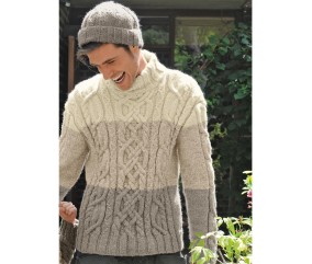 Patron tricot Pull Arnauld - Bergère de France