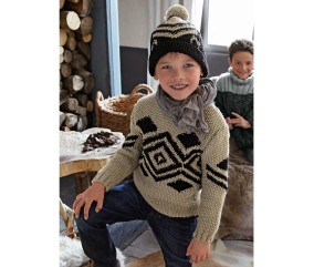 Patron tricot gratuit Pull et bonnet Sofyan