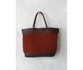 Patron tricot Cabas rouille Adao - Bergère de France