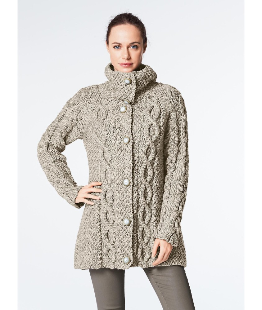 Patron tricot gratuit Veste trapèze Annalisa