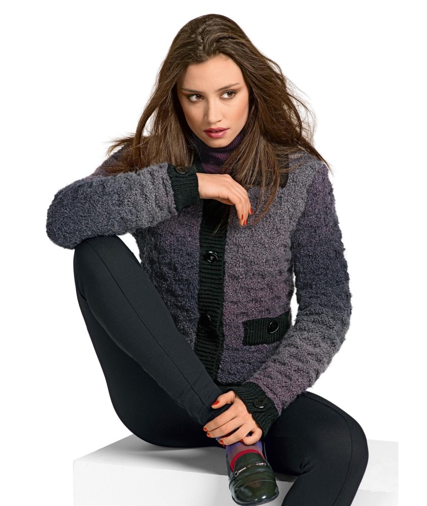Patron tricot Veste courte Vikie - Bergère de France
