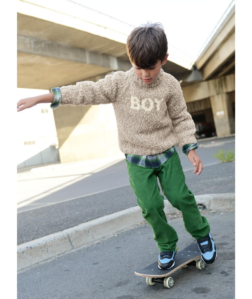 Patron tricot Pull boy Cihan - Bergère de France