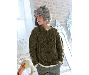 Patron tricot Veste Sergio - Bergère de France