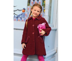 Patron crochet Manteau Amira - Bergère de France