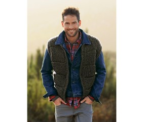 Patron tricot gratuit Gilet sans manches Albin
