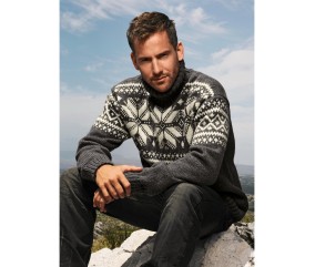 Patron tricot Pull jacquard Silvio - Bergère de France