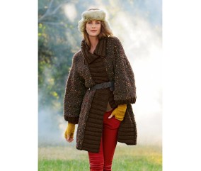 Patron tricot gratuit Veste manches 3/4 Hada