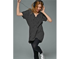 Patron tricot gratuit Robe sans manches Sonia