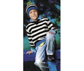 Patron tricot gratuit Pull et bonnet Bernie