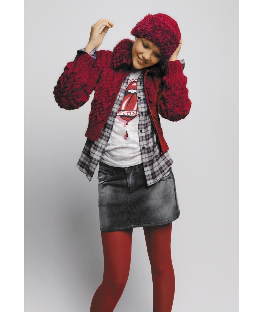 Patron tricot gratuit Blouson court Sabrina