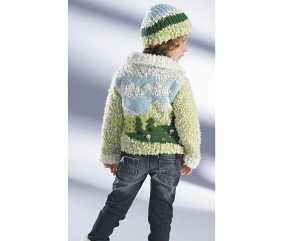 Patron tricot gratuit Veste et bonnet Agnès