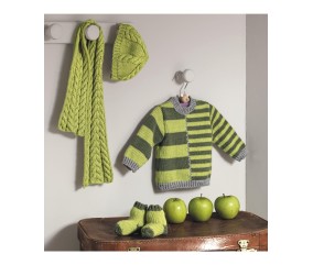 Patron tricot gratuit Pull et chaussettes Bruce