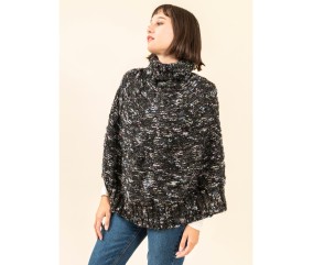 Patron tricot Poncho Kristen - Bergère de France
