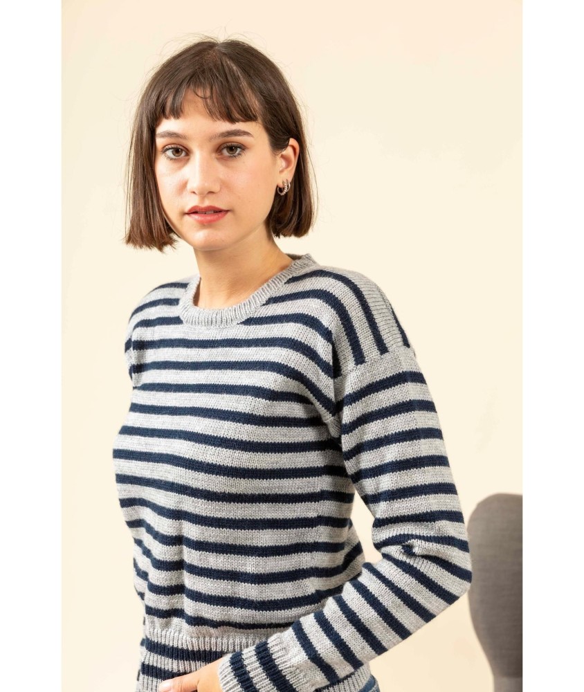 Patron tricot Pull marin Bess - Bergère de France