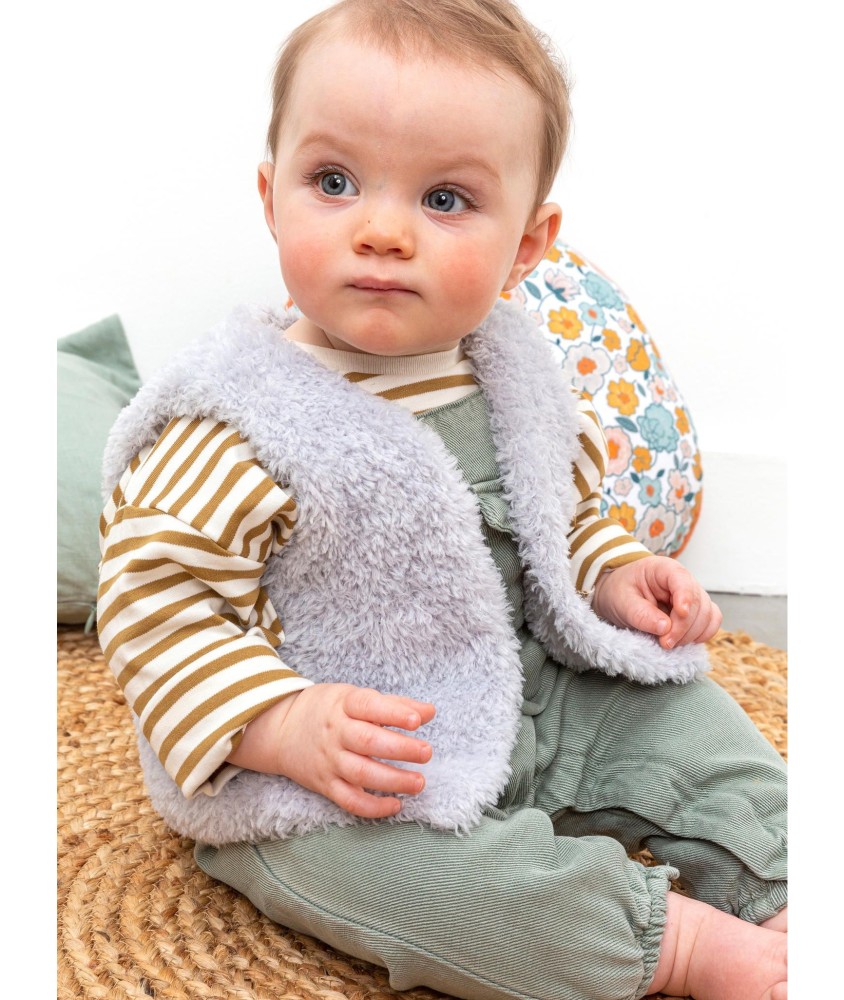 Patron tricot gratuit Gilet sans manches Olympe