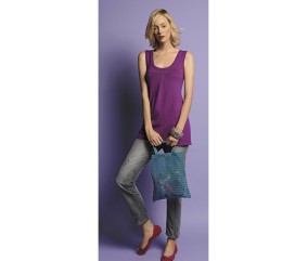 Patron tricot gratuit Tunique femme été Coline