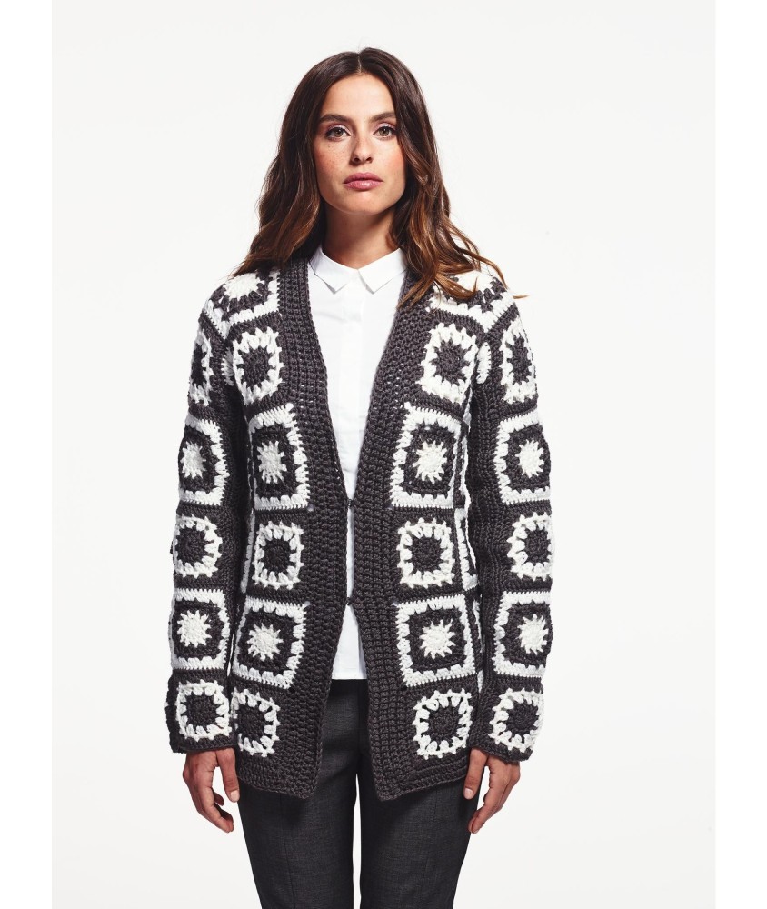 Patron crochet gratuit Veste femme au crochet Idora