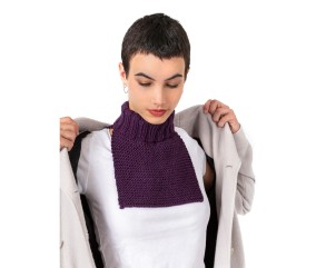 Patron tricot Faux col Iris - Bergère de France