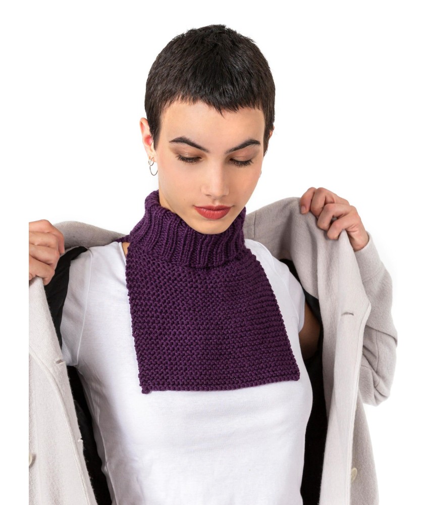 Patron tricot Faux col Iris - Bergère de France