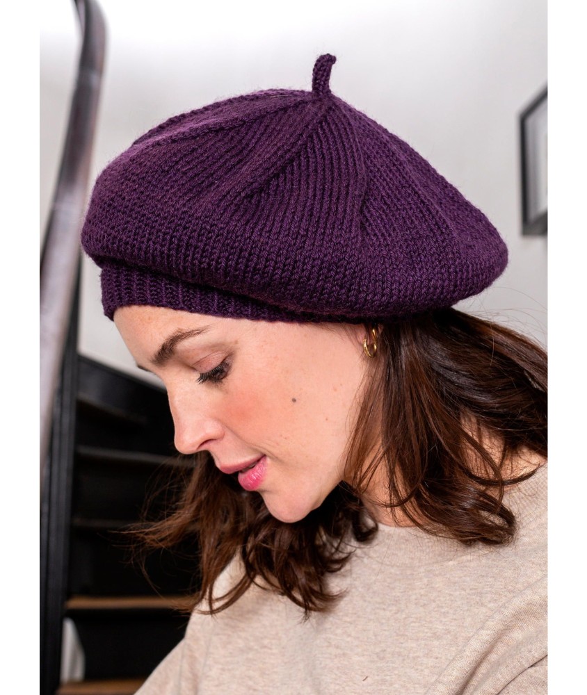 Patron tricot Béret femme Mélanie - Bergère de France
