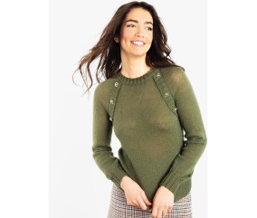 Patron tricot gratuit Pull femme raglan Evie
