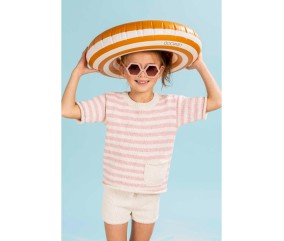Patron tricot gratuit Pull enfant coton recyclé Elsa