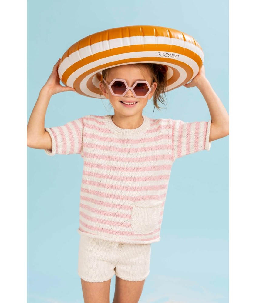 Patron tricot gratuit Pull enfant coton recyclé Elsa