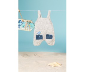 Patron gratuit Combishort bébé coton recyclé Elliot