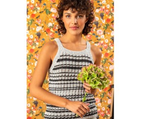 Patron gratuit Top femme ajouré coton recyclé Elsa